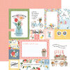 Carta Bella Paper - Summer Collection - 12 x 12 Double Sided Paper - Multi Journaling Cards