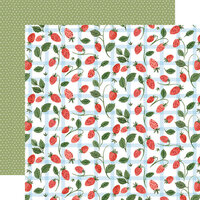 Carta Bella Paper - Summer Collection - 12 x 12 Double Sided Paper - Summer Strawberries