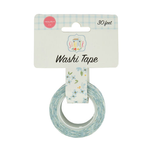 Carta Bella Paper - Summer Collection - Washi Tape - Blue Blooms