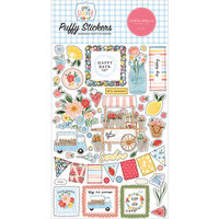 Carta Bella Paper - Summer Collection - Puffy Stickers