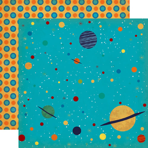 Carta Bella Paper - Space Academy Collection - 12 x 12 Double Sided Paper - Solar System
