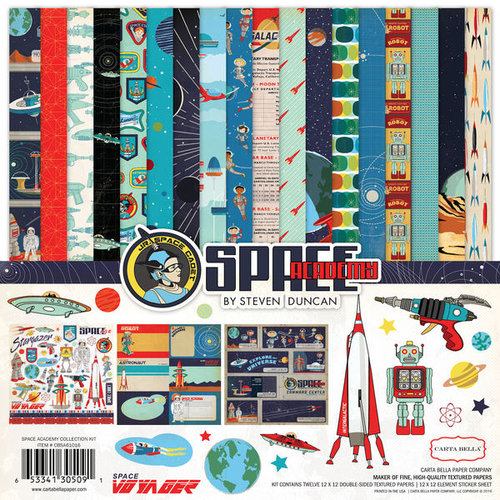 Carta Bella Paper - Space Academy Collection - 12 x 12 Collection Kit
