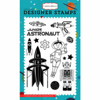 Carta Bella Paper - Space Academy Collection - Clear Acrylic Stamps - Junior Astronaut
