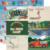 Carta Bella Paper - Summer Camp Collection - 12 x 12 Double Sided Paper - 6 x 4 Journaling Cards