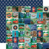 Carta Bella Paper - Summer Camp Collection - 12 x 12 Double Sided Paper - Summer Camp Squares