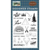 Carta Bella Paper - Summer Camp Collection - Clear Photopolymer Stamps - Let Summer Begin