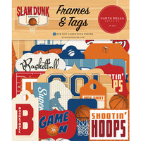 Carta Bella Paper - Slam Dunk Collection - Ephemera - Frames & Tags