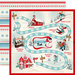 Carta Bella Paper - Snow Fun Collection - 12 x 12 Double Sided Paper - Snow Game