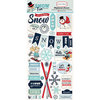 Carta Bella Paper - Snow Fun Collection - Chipboard Stickers