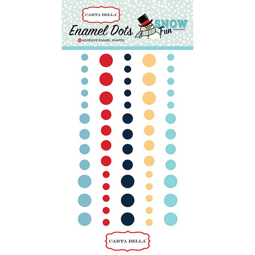 Carta Bella Paper - Snow Fun Collection - Enamel Dots