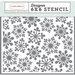 Carta Bella Paper - Snow Fun Collection - 6 x 6 Stencil - Pointed Snowflake
