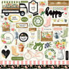 Carta Bella Paper - Spring Market Collection - 12 x 12 Cardstock Stickers