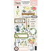 Carta Bella Paper - Spring Market Collection - Chipboard Stickers - Accents