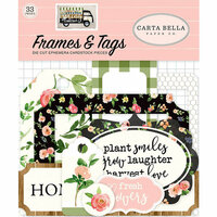 Carta Bella Paper - Spring Market Collection - Ephemera - Frames and Tags