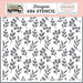 Carta Bella Paper - Spring Market Collection - 6 x 6 Stencil - Market Branches