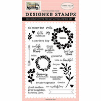 Carta Bella Paper - Spring Market Collection - Clear Photopolymer Stamps - Let Love Bloom