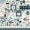 Carta Bella Paper - Snow Much Fun Collection - Christmas - 12 x 12 Cardstock Stickers - Elements