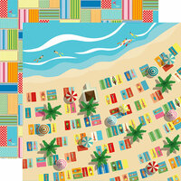 Carta Bella Paper - Summer Splash Collection - 12 x 12 Double Sided Paper - Seaside