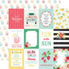 Carta Bella Paper - Summer Market Collection - 12 x 12 Double Sided Paper - 3 x 4 Journaling Cards