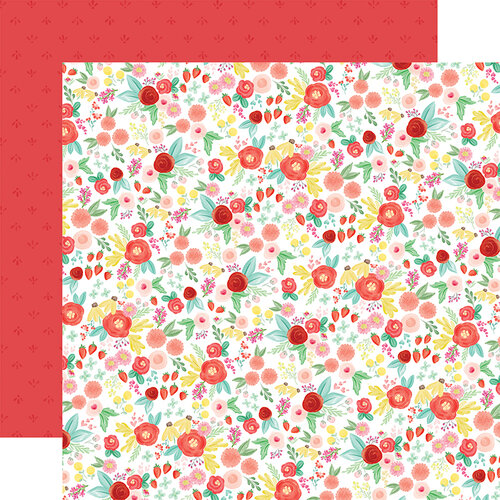 Carta Bella Paper - Summer Market Collection - 12 x 12 Double Sided Paper - Best Summer Floral