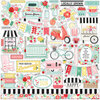 Carta Bella Paper - Summer Market Collection - 12 x 12 Cardstock Stickers - Elements