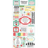 Carta Bella Paper - Summer Market Collection - Chipboard Stickers - Phrases