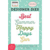 Carta Bella Paper - Summer Market Collection - Designer Dies - Best Summer Word