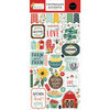 Carta Bella Paper - Sunflower Market Collection - Chipboard Embellishments - Accents