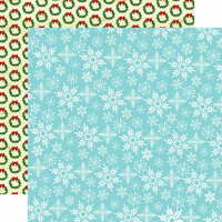 Carta Bella Paper - Santa's Workshop Collection - Christmas - 12 x 12 Double Sided Paper - Let It Snow