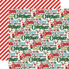 Carta Bella Paper - Santa's Workshop Collection - Christmas - 12 x 12 Double Sided Paper - Season's Greetings