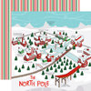 Carta Bella Paper - Santa's Workshop Collection - Christmas - 12 x 12 Double Sided Paper - North Pole