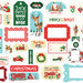 Carta Bella Paper - Santa's Workshop Collection - Christmas - Ephemera - Frames and Tags