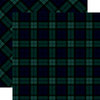Carta Bella Paper - Tartan No. 1 Collection - 12 x 12 Double Sided Paper - Black Watch