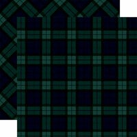 Carta Bella Paper - Tartan No. 1 Collection - 12 x 12 Double Sided Paper - Black Watch