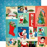 Carta Bella Paper - A Very Merry Christmas Collection - 12 x 12 Double Sided Paper - Christmas Festivities Journaling Cards