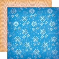 Carta Bella Paper - A Very Merry Christmas Collection - 12 x 12 Double Sided Paper - Winter Snowflakes