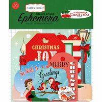Carta Bella Paper - A Very Merry Christmas Collection - Ephemera - Frames and Tags