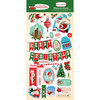 Carta Bella Paper - A Very Merry Christmas Collection - Chipboard Stickers
