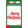 Carta Bella Paper - A Very Merry Christmas Collection - Designer Dies - Merry Christmas 3 Word