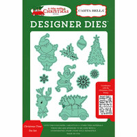 Carta Bella Paper - A Very Merry Christmas Collection - Designer Dies - Christmas Time