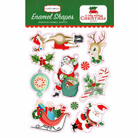 Carta Bella Paper - A Very Merry Christmas Collection - Enamel Shapes
