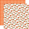 Carta Bella Paper - Welcome Autumn Collection - 12 x 12 Double Sided Paper - Pumpkin Patch Picks