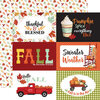 Carta Bella Paper - Welcome Autumn Collection - 12 x 12 Double Sided Paper - 6 x 4 Journaling Cards