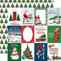 Carta Bella Paper - White Christmas Collection - 12 x 12 Double Sided Paper - 3 x 4 Journaling Cards