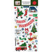 Carta Bella Paper - White Christmas Collection - Chipboard Embellishments - Accents