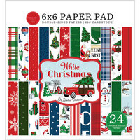Carta Bella Paper - White Christmas Collection - 6 x 6 Paper Pad