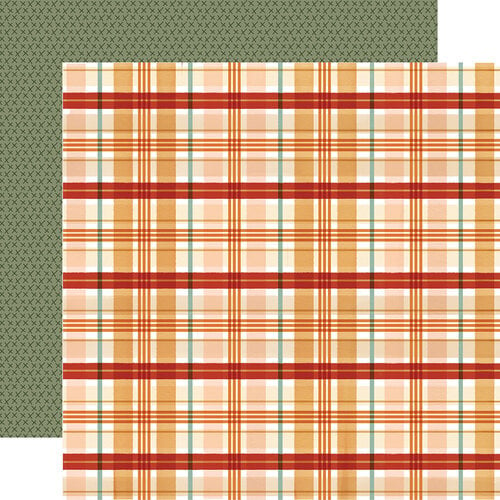Carta Bella Paper - Welcome Fall Collection - 12 x 12 Double Sided Paper - Fall Flannel