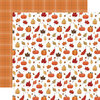Carta Bella Paper - Welcome Fall Collection - 12 x 12 Double Sided Paper - Pumpkin Harvest