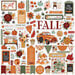 Carta Bella Paper - Welcome Fall Collection - 12 x 12 Cardstock Stickers - Elements