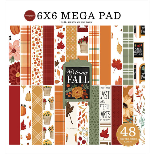 Carta Bella Paper - Welcome Fall Collection - 6 x 6 Mega Paper Pad